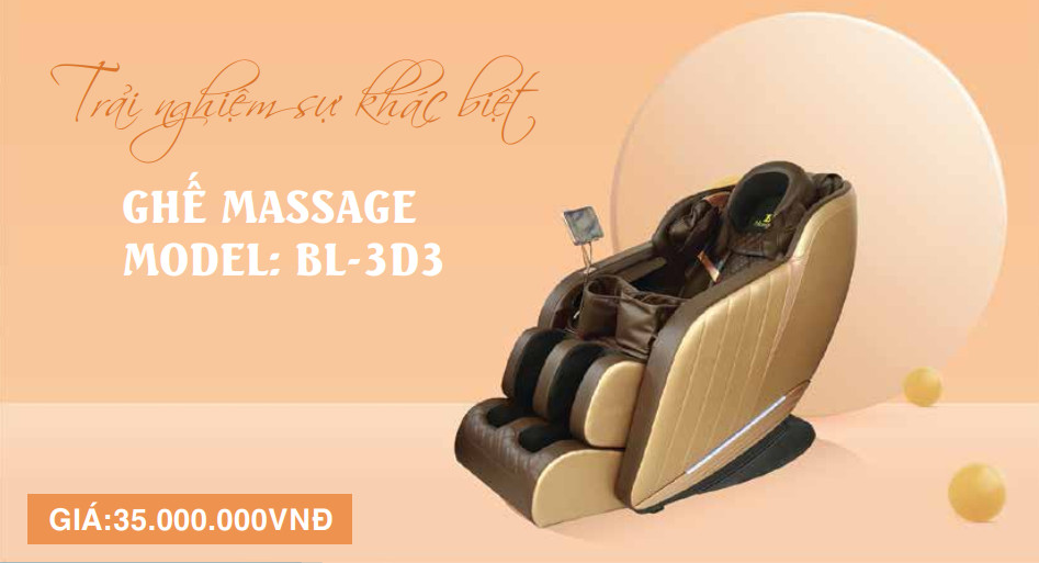 Ghế Massage BLUEGER Model BL-3D3