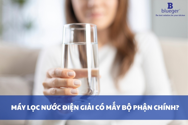 Máy Lọc Nước Điện Giải Có Mấy Bộ Phận Chính?