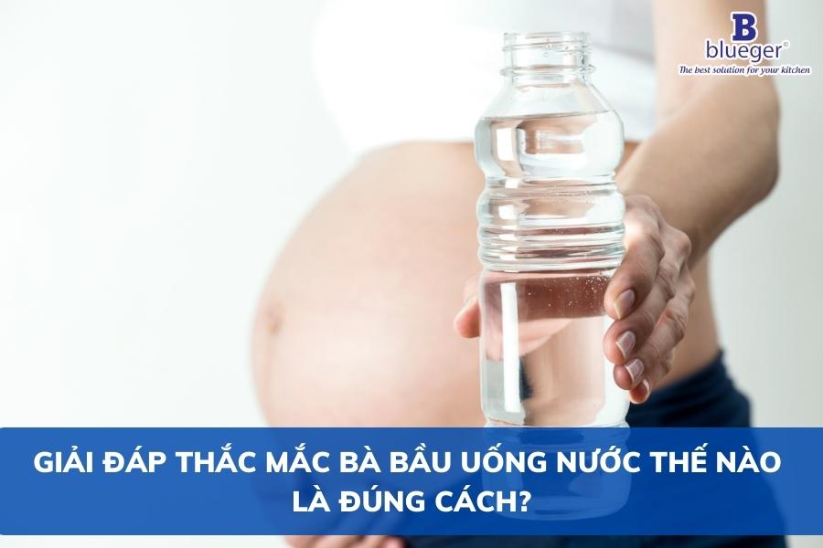 Giải Đáp Thắc Mắc Bà Bầu Uống Nước Thế Nào Là Đúng Cách?