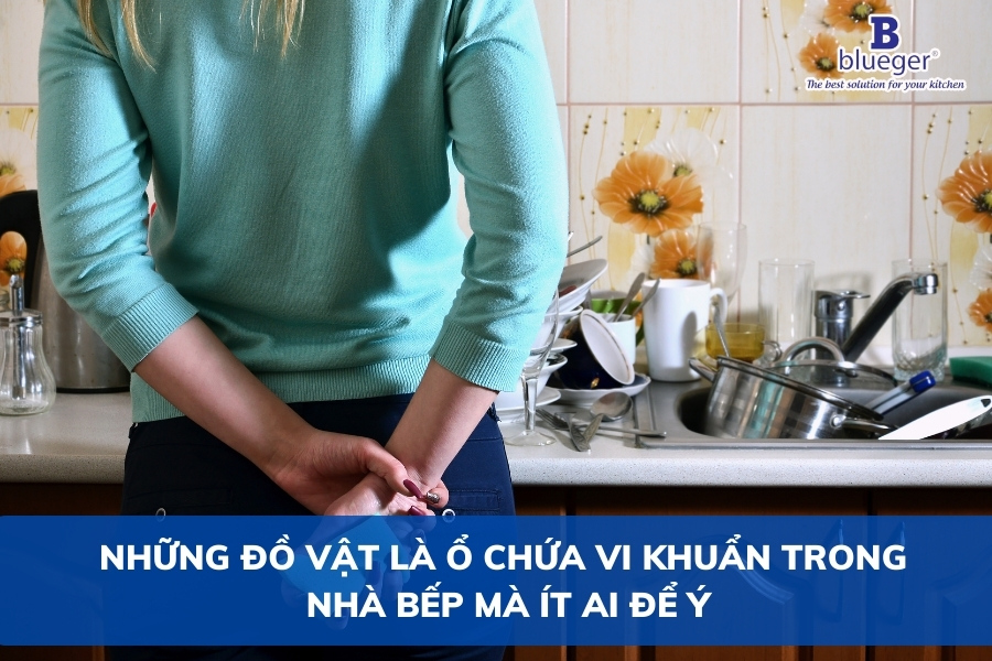 Những Đồ Vật Là Ổ Chứa Vi Khuẩn Trong Nhà Bếp Mà Ít Ai Để Ý