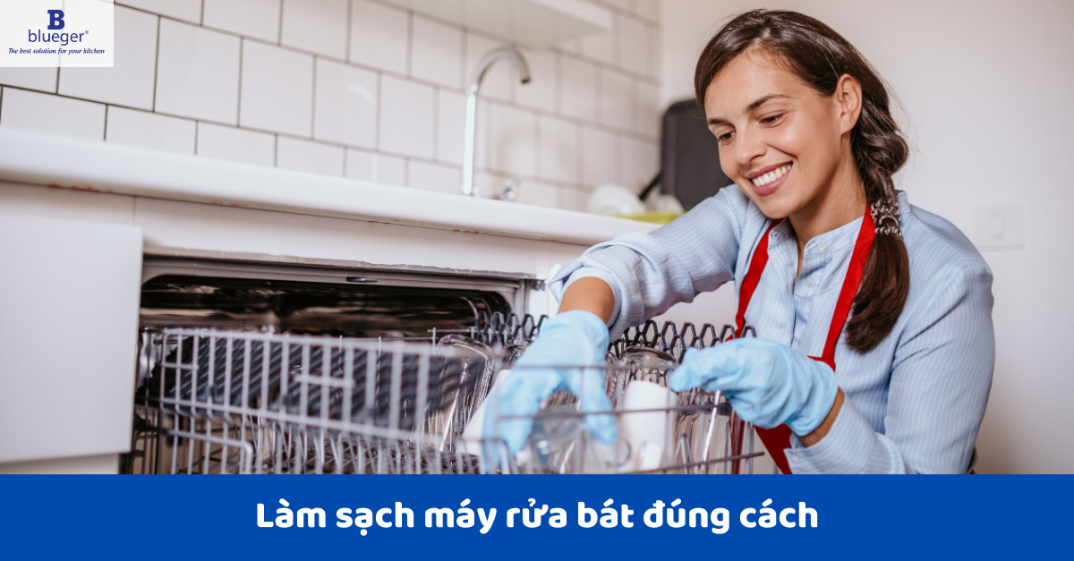 Làm sạch máy rửa bát