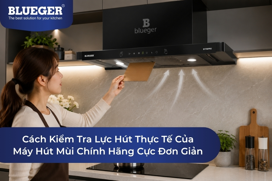 Cách Kiểm Tra Lực Hút Thực Tế Của Máy Hút Mùi Chính Hãng Cực Đơn Giản