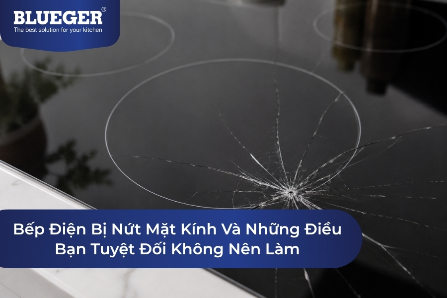 Bếp Điện Bị Nứt Mặt Kính Và Những Điều Bạn Tuyệt Đối Không Nên Làm