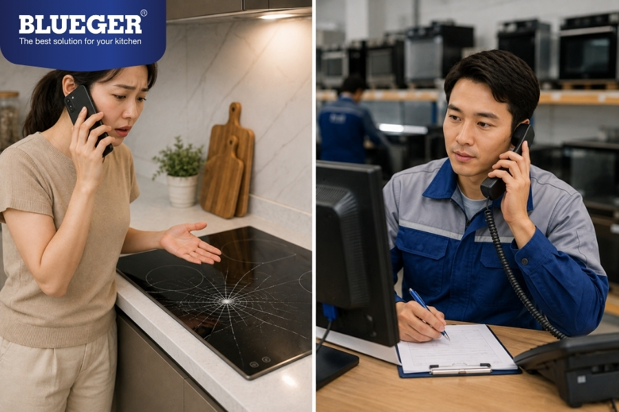 Bếp Điện Bị Nứt Mặt Kính Và Những Điều Bạn Tuyệt Đối Không Nên Làm